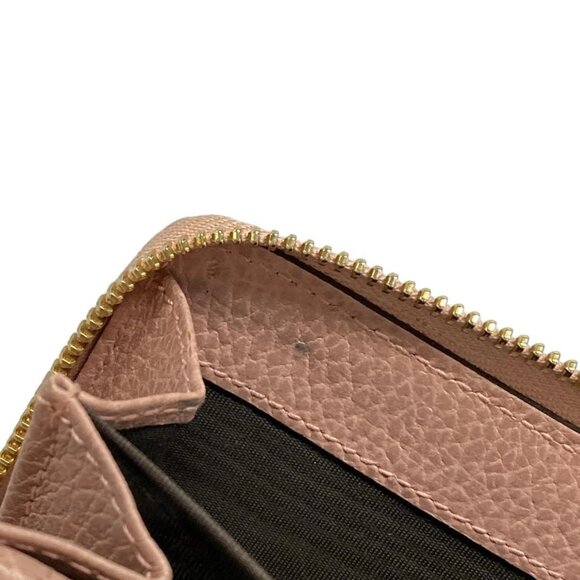 Auth GUCCI Interlocking G 449397 Pink Leather - Long Wallet - Picture 15 of 15
